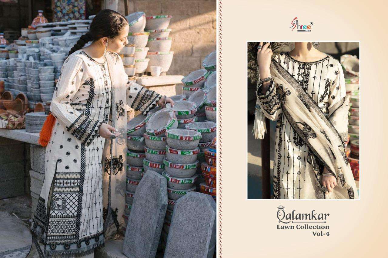 shree fabs qalamkar lawn collection vol 4 2246-2251 series latest pakistani salwar kameez surat