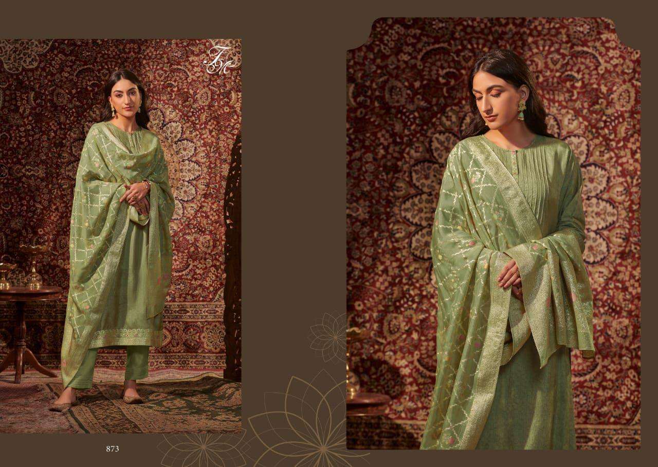 t&m manikarnika soft silk designer latest salwar kameez pratham exports
