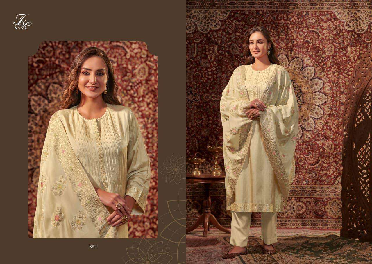 t&m manikarnika soft silk designer latest salwar kameez pratham exports