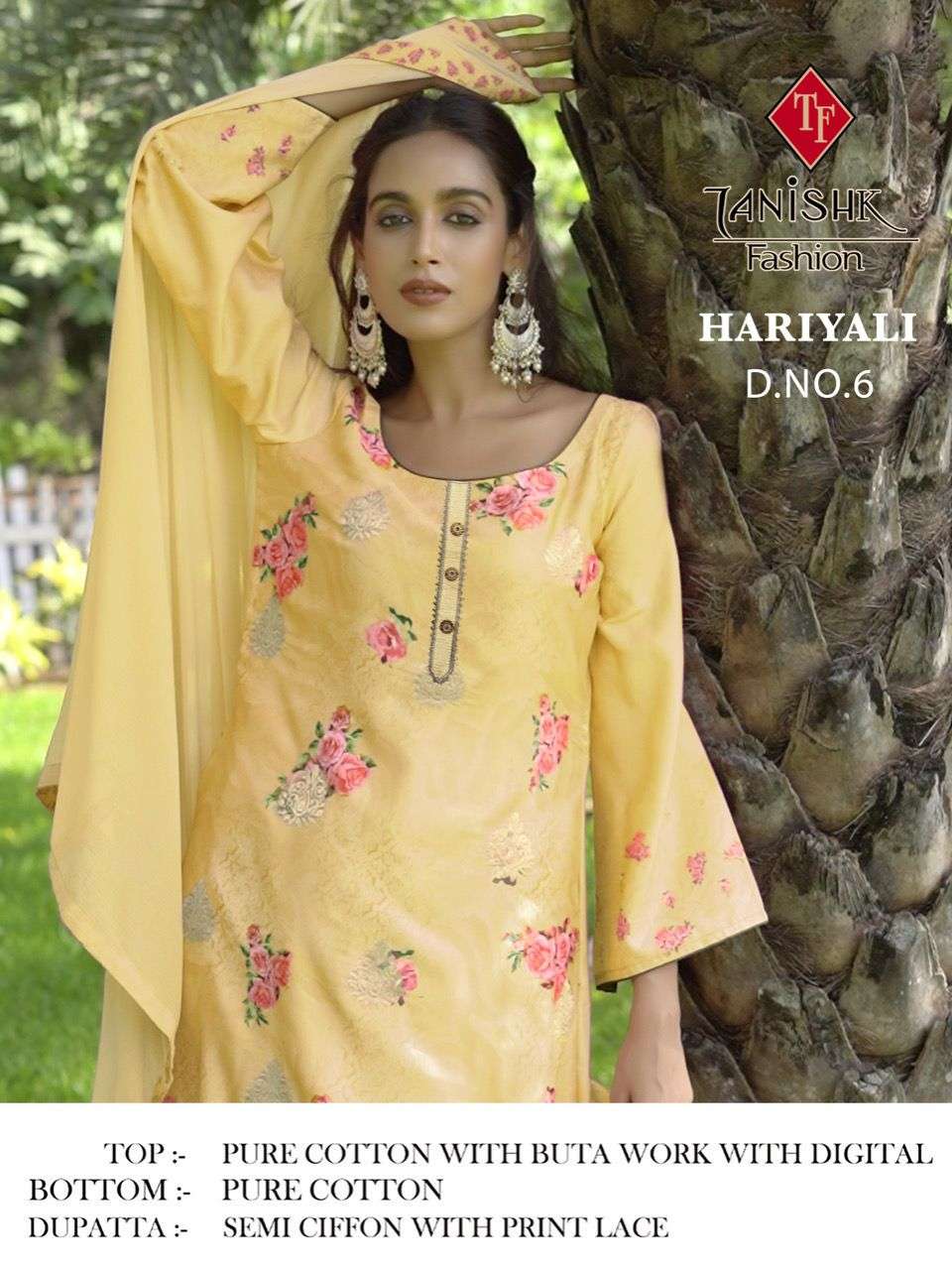 tanishk fashion hariyali pure cotton fancy embroidered salwar kameez wholesale price surat