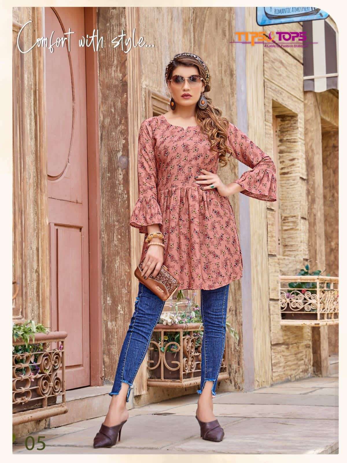 tips and tips looks vol 2 western shorty fancy kurtis wholesale price surat