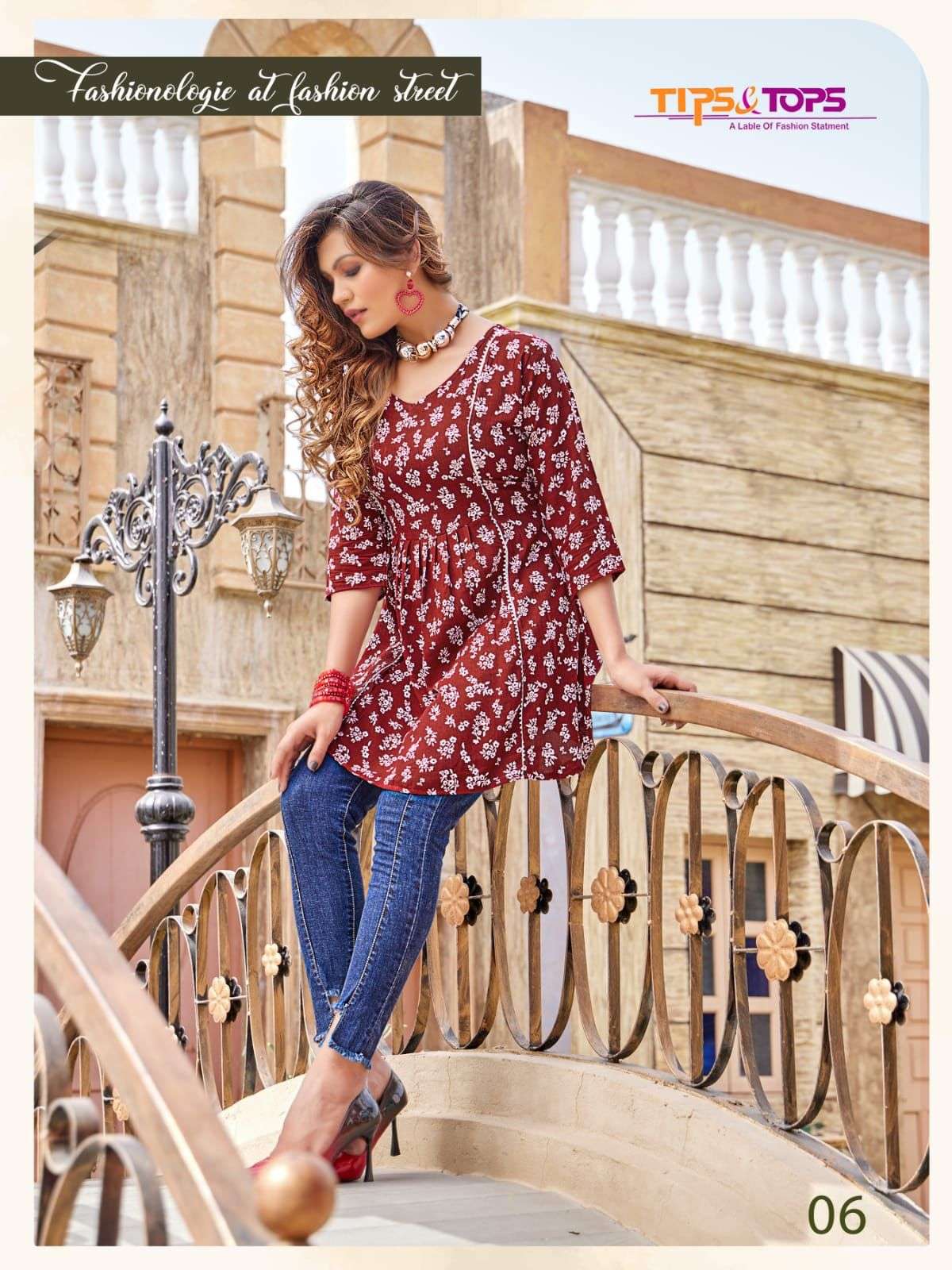 tips and tips looks vol 2 western shorty fancy kurtis wholesale price surat