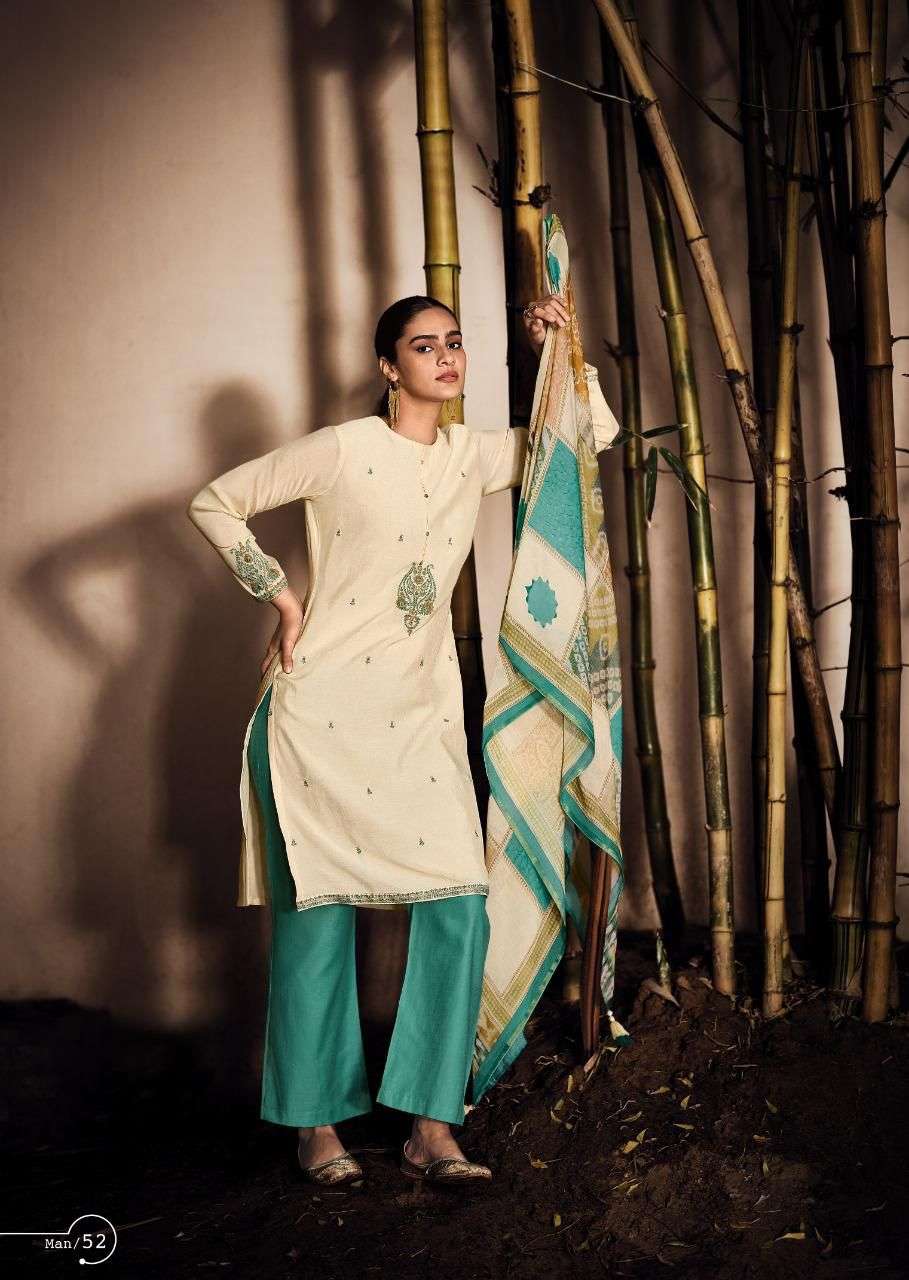 varsha fashion ehrum manvika muslin with embroidery dress material collection wholesale price