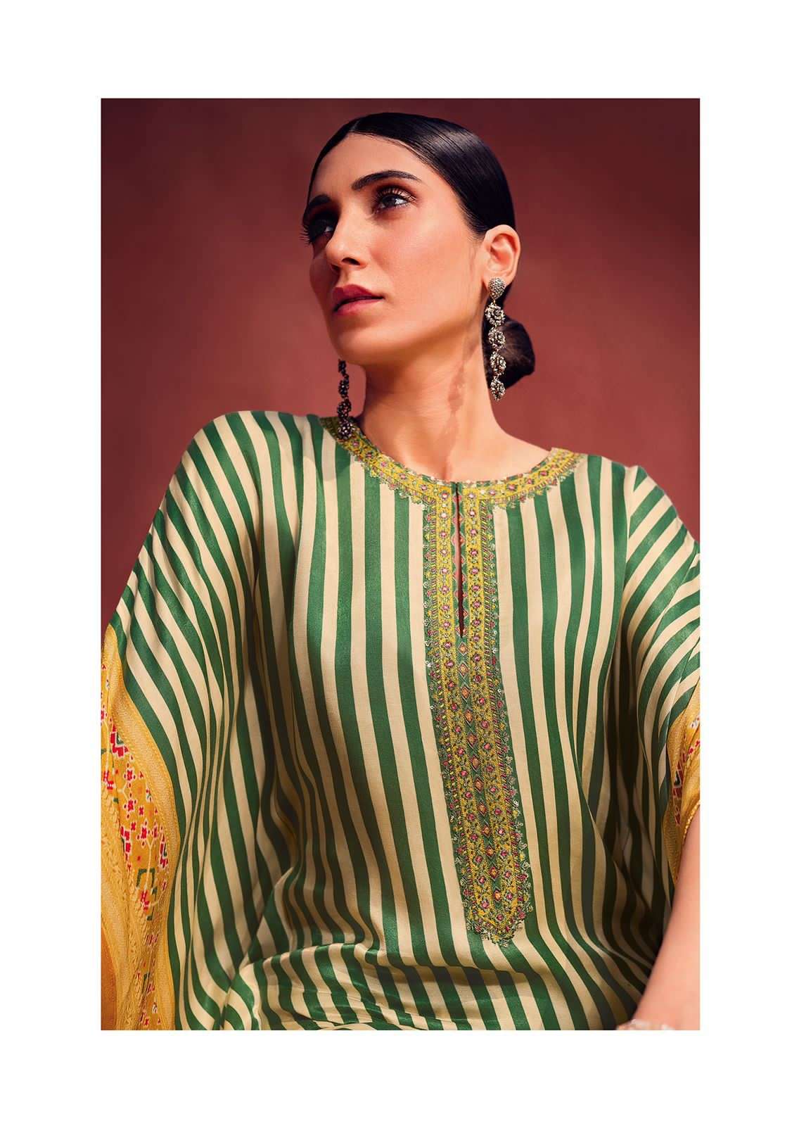 varsha fashion zoya kaftan silk designer look dress material collection wholesale price pratham exports surat