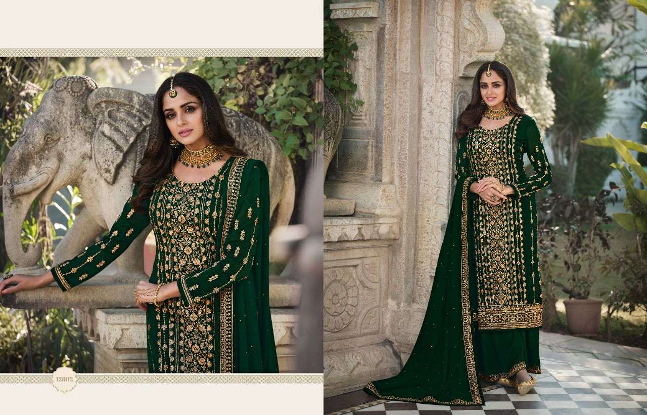 zisa gulnaaz 12801-12806 series party wear georgette embroidered salwar kamez surat