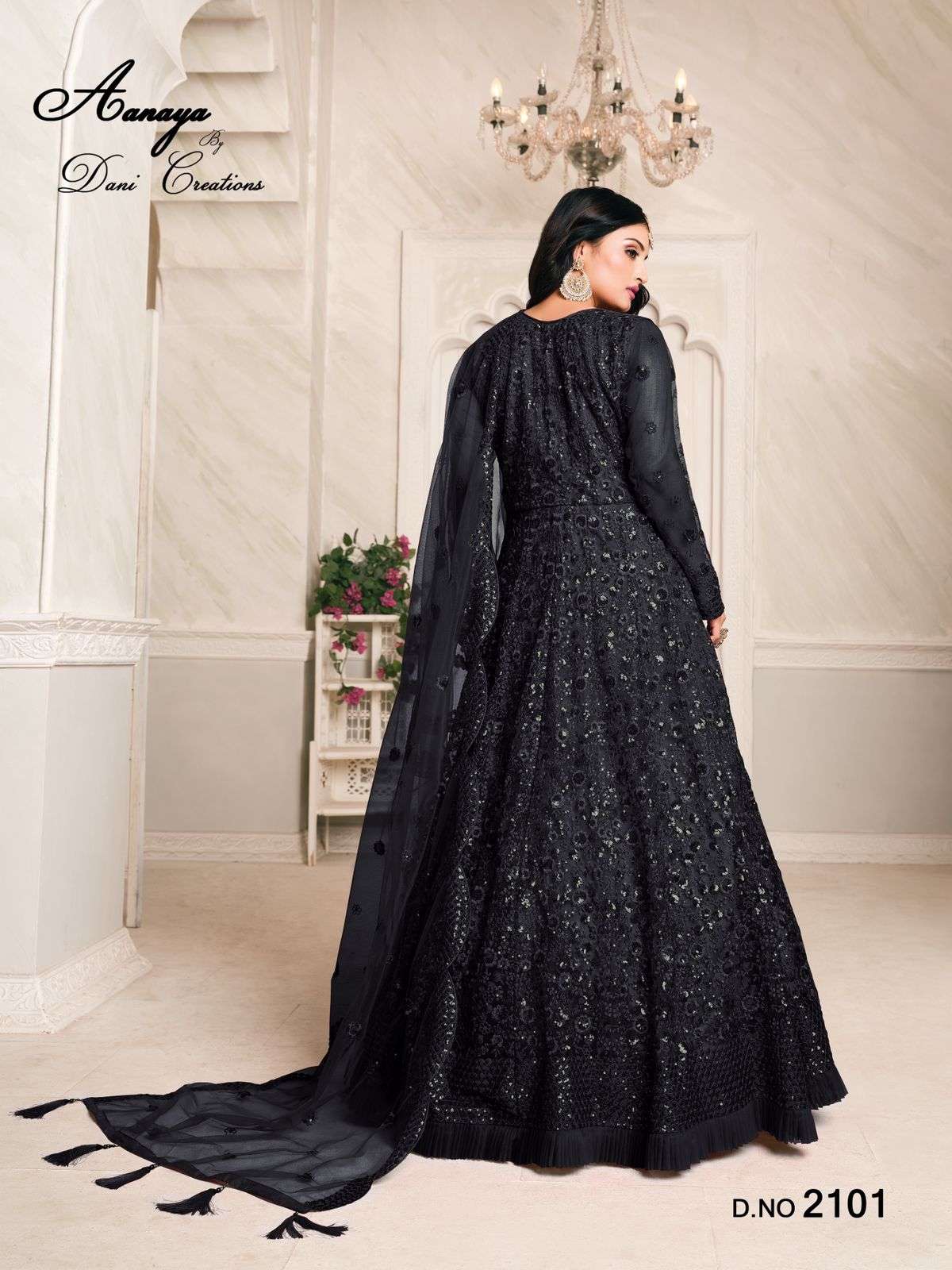 aanaya 2100 series net with heavy embroidered salwar kameez wholesale price surat