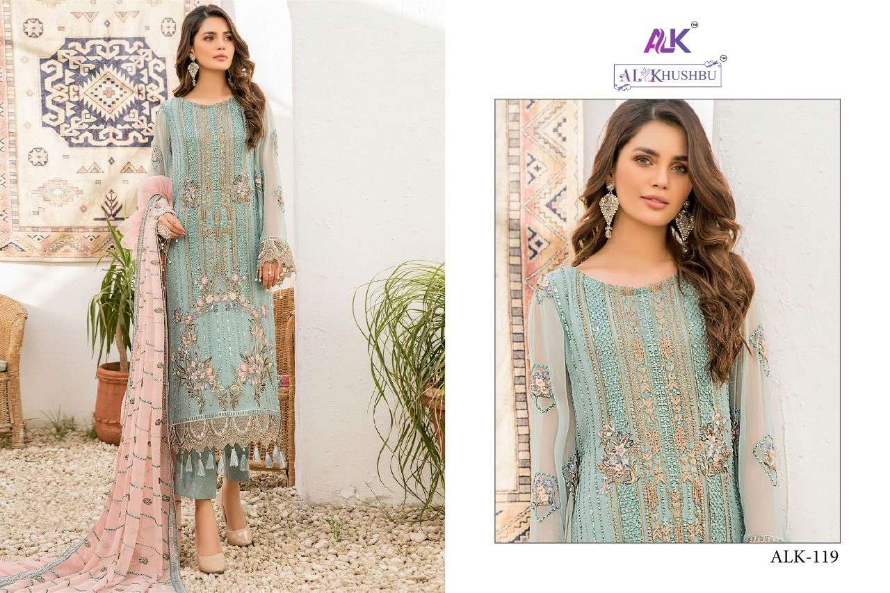 al khushbu samaira vol 1 georgette embroidered fancy salwar suits collection wholesale price 