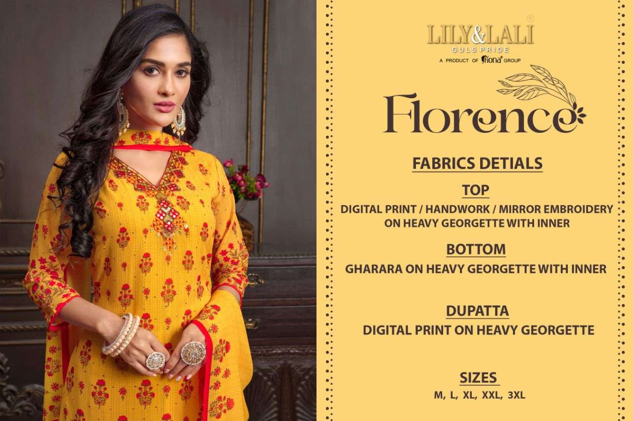 lily&lali florence 10031-10034 series digital printed kurtis with sharara set wholesale price surat