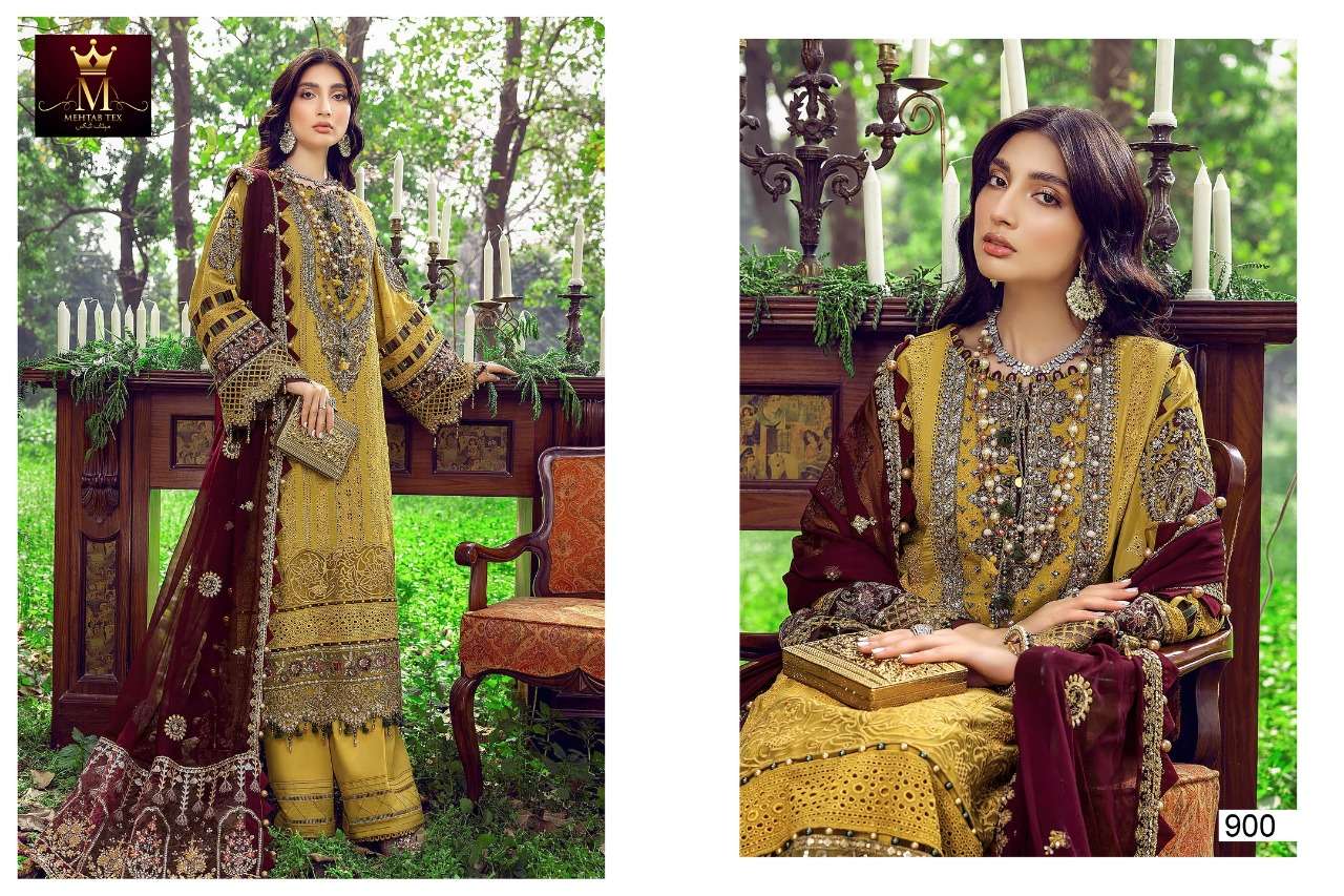 mehtab adan libas catalog georgette heavy embroidered pakistani salwar kameez wholesale price surat