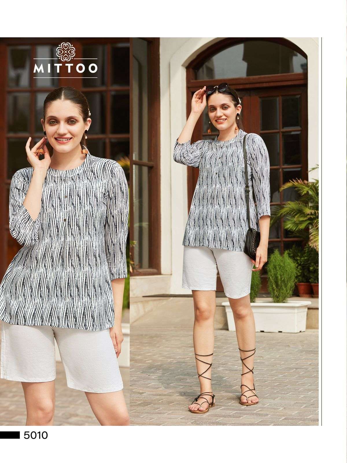 mittoo victoria vol 2 5007-5012 series reyon western style short top collection online shopping surat 