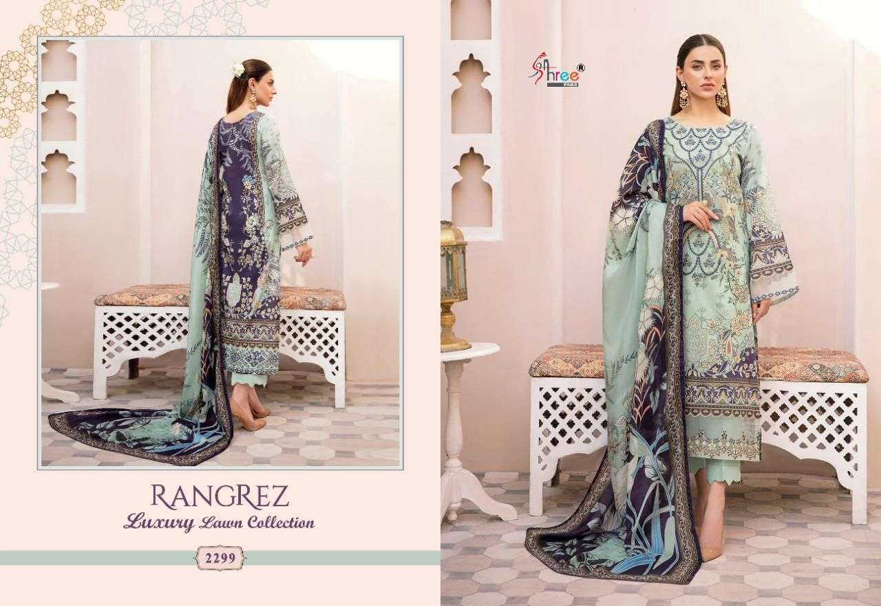 rangrez luxury lawn collection by shree fabs wholesale pakistani salwar suits collection surat