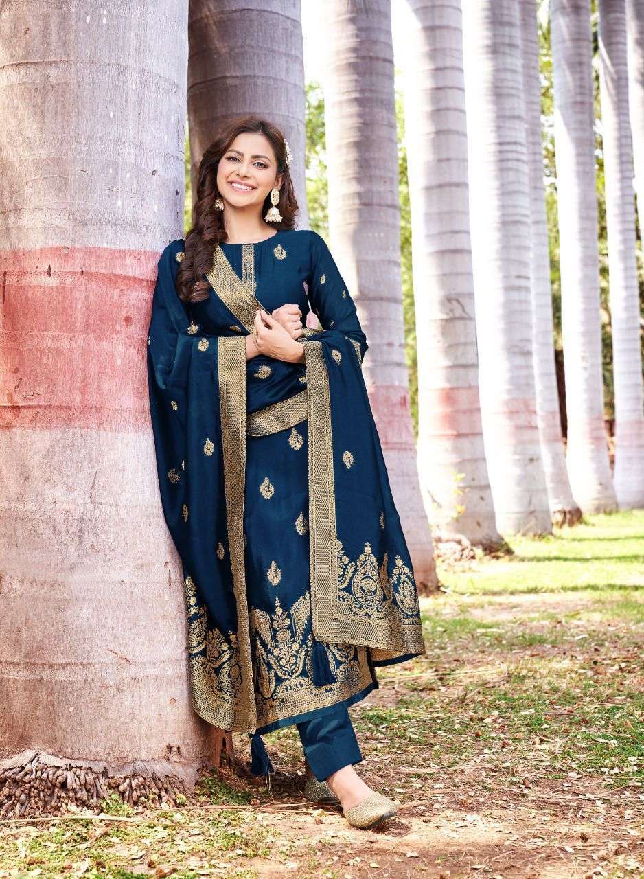 shurooq karlee pure banglori silk stylish salwar kameez wholesale price surat
