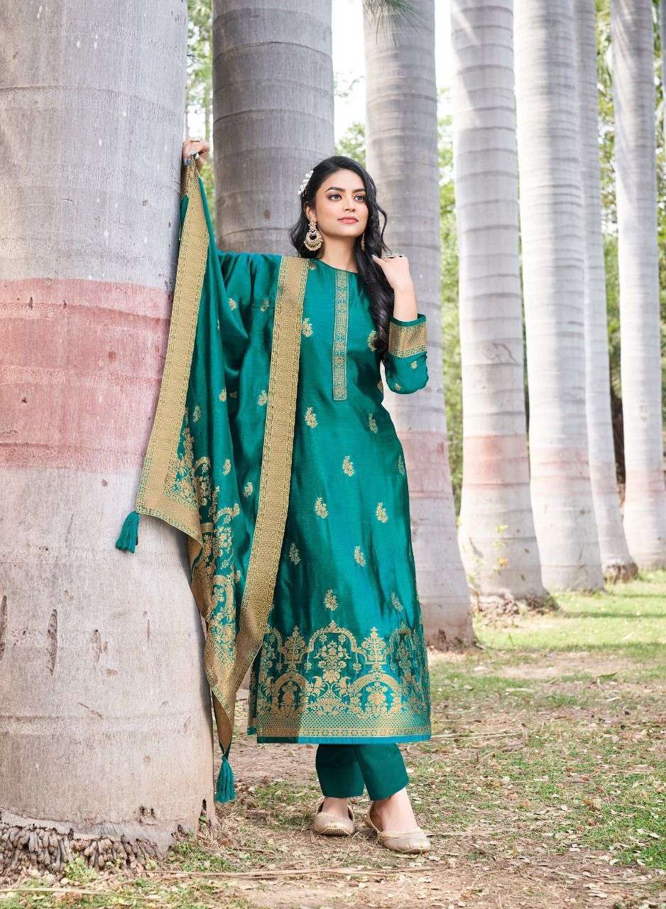 shurooq karlee pure banglori silk stylish salwar kameez wholesale price surat