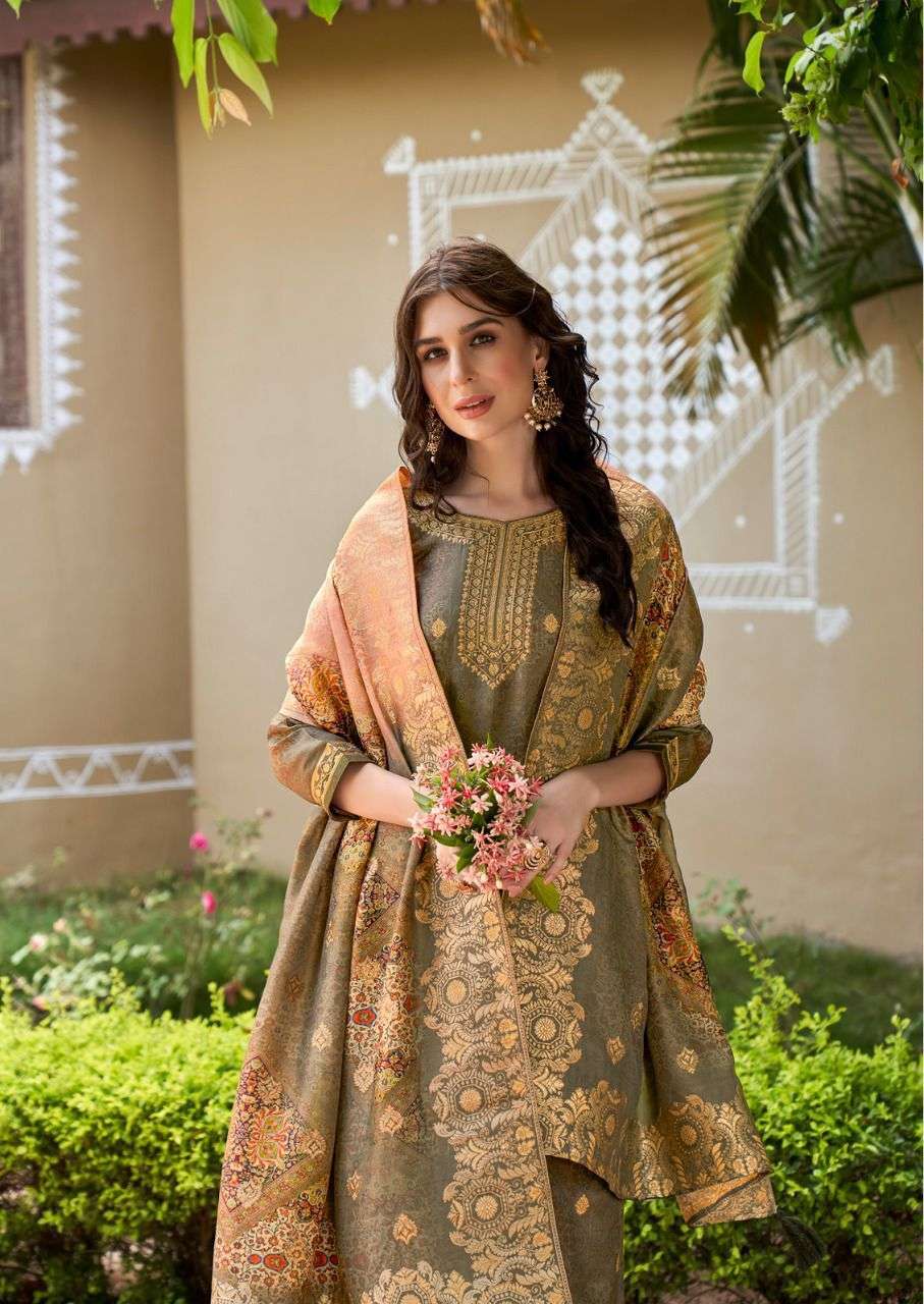 shurooq zeenath pure silk party wear look salwar kameez online supplier surat