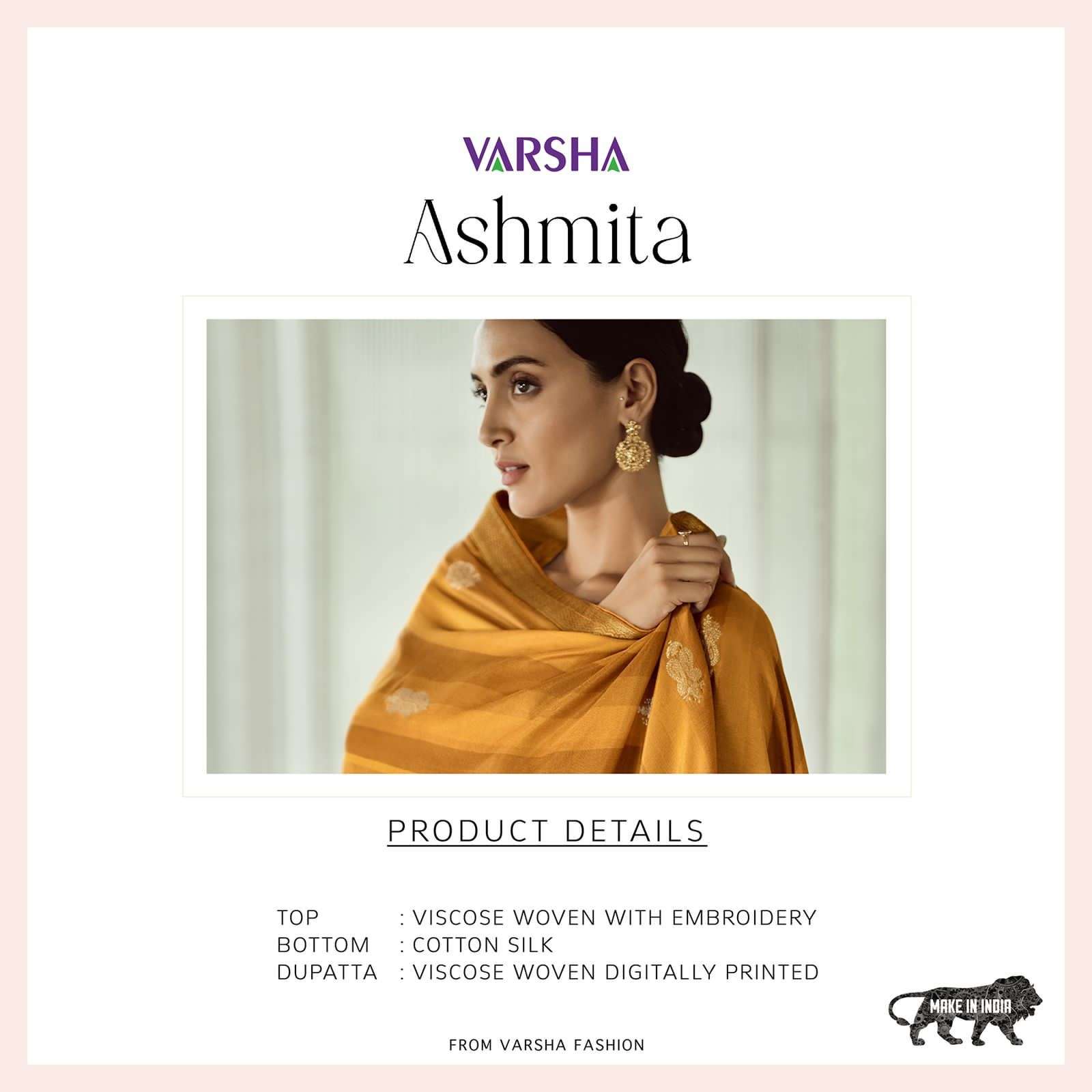 varsha fashion ashmita 01-04 series party wear salwar kameez wholesale price 