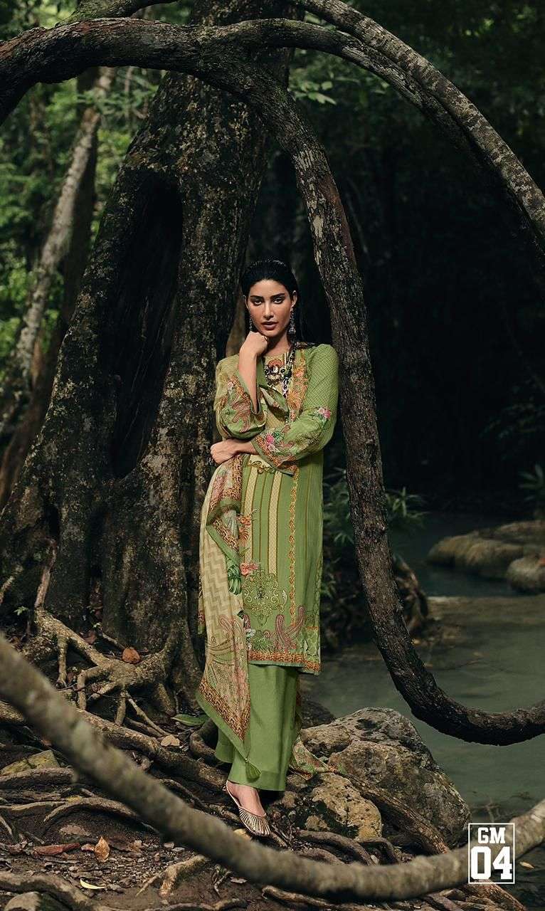 varsha fashion mehtaab 01-06 series luxury lawn digital printed salwar kameez best price in surat