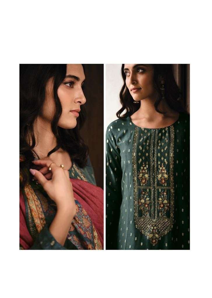 varsha fashion sanjh chanderi with embroidered salwar kameez wholesale price surat