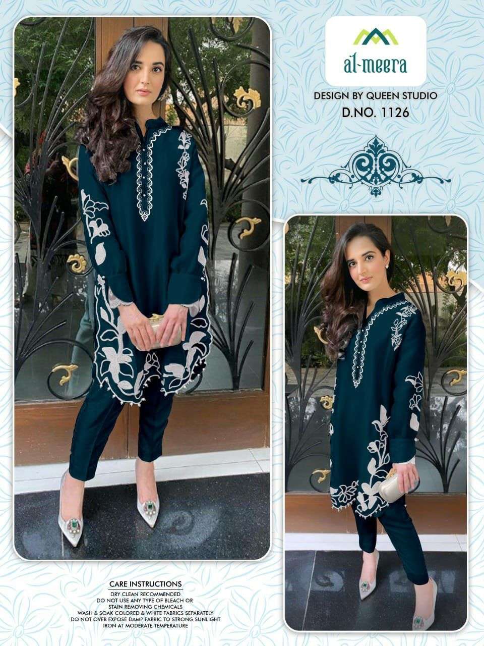 al meera design no 1126 colour series luxury ready made georgette pakistani salwar kameez online dealer surat