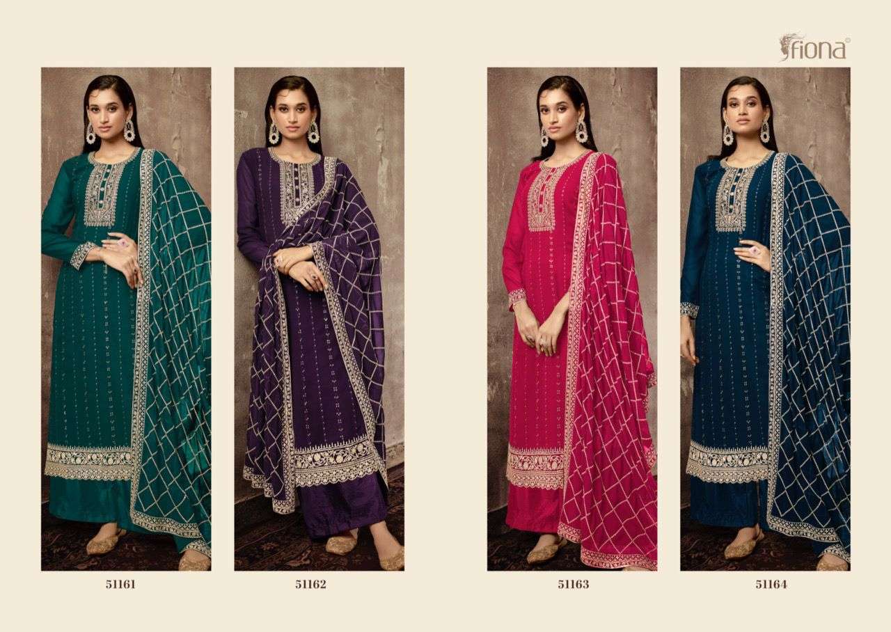 fiona fashion hirwa 51161-51164 series party wear collection online wholesale price surat