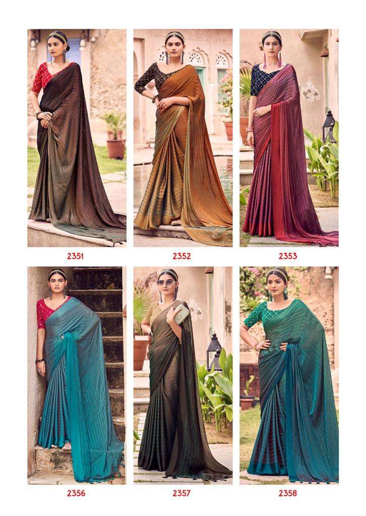 kashvi creation kashish 2351-2360 series fancy designer sarees online wholesale price 