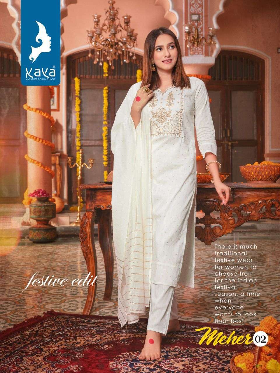 kaya kurti by meher silky slub designer kurti catalogue best price online seller surat