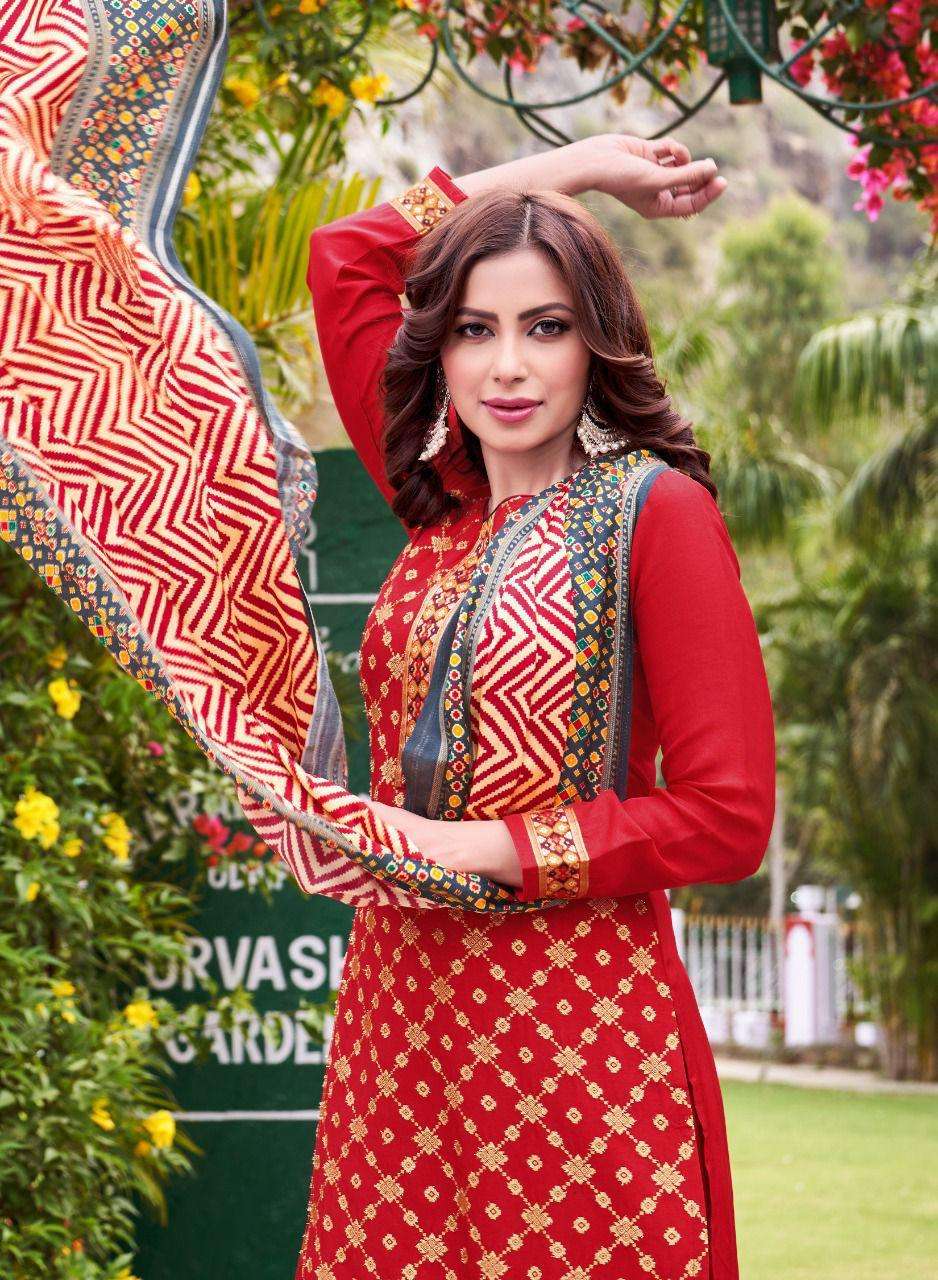 shurooq ishika pure silk jacquard salwar kameez catalogue online wholesale price surat