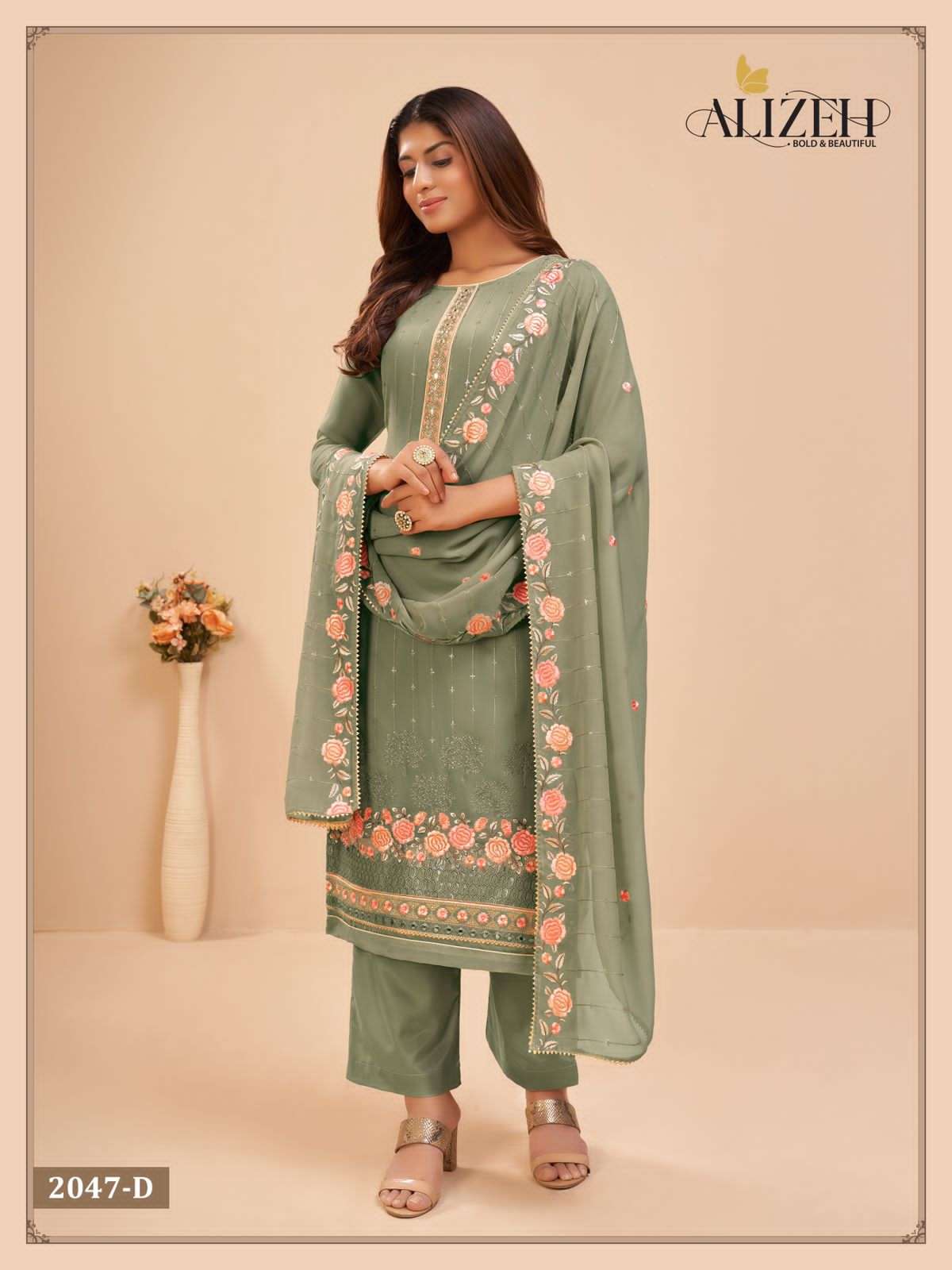 alizeh murad vol-11 2047 colour series georgette designer party wear salwar suits online shopping surat
