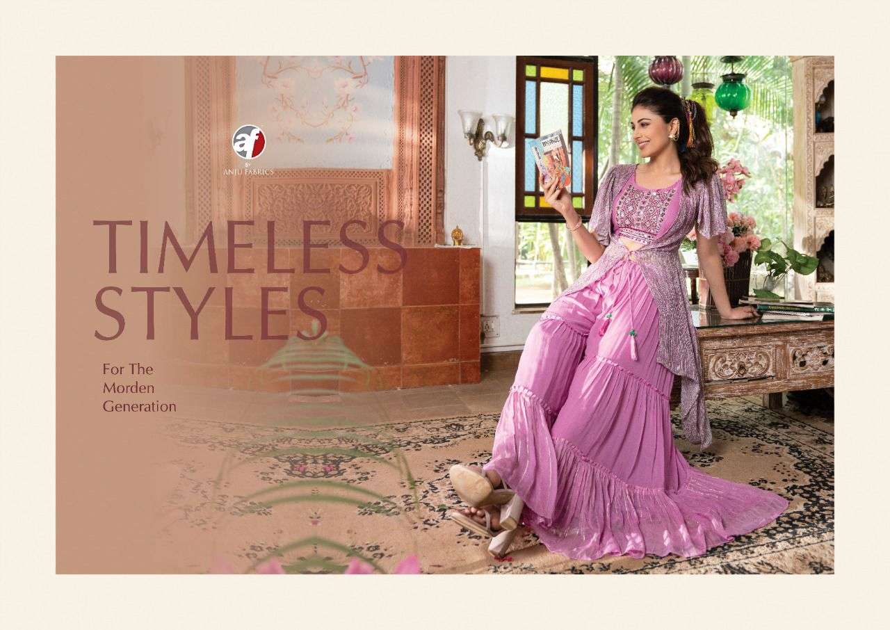 anju fabrics cinderella vol 2 crop top fancy party wear kurtis wholesale price 