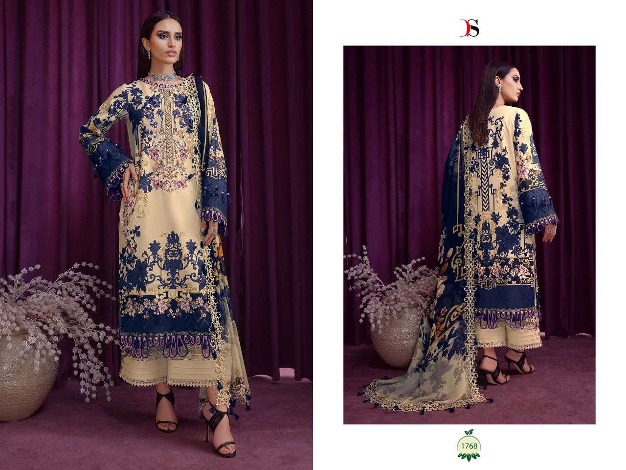 deepsy suits bliss 22-3 pashmina with embroidery salwar kameez wholesale price surat