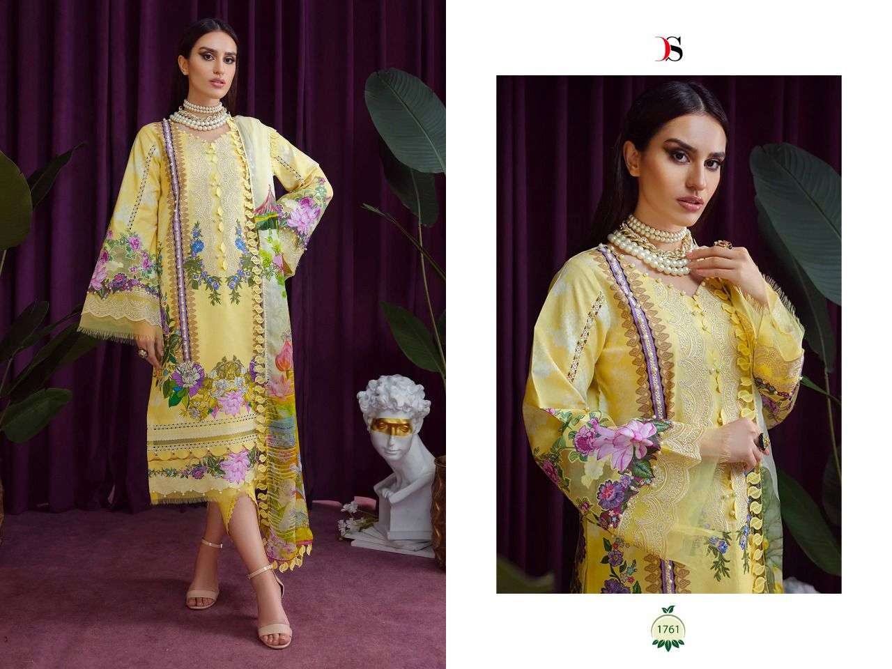 deepsy suits bliss 22-3 pashmina with embroidery salwar kameez wholesale price surat