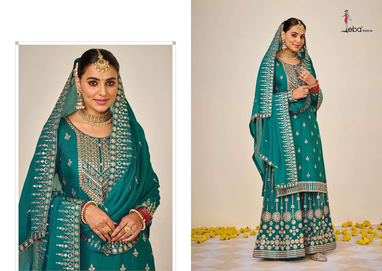 eba lifestyle hurma vol 38 1495-1498 series karwa special salwar suits collection wholesale price surat