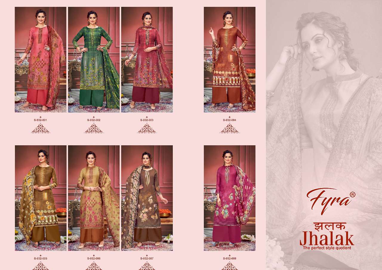 fyra designing jhalak pure muslin printed daily wear salwar kameez wholesale price surat