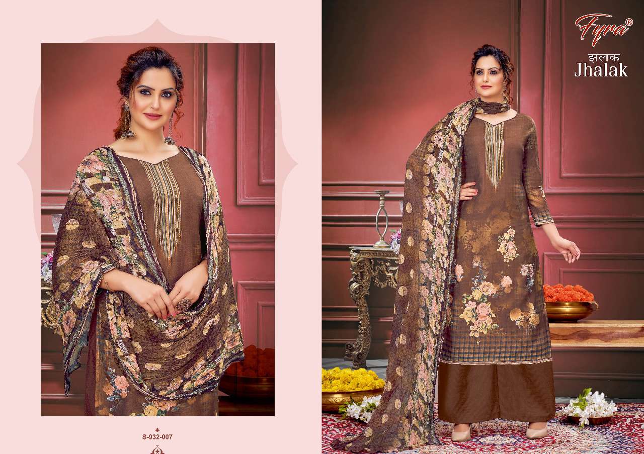 fyra designing jhalak pure muslin printed daily wear salwar kameez wholesale price surat