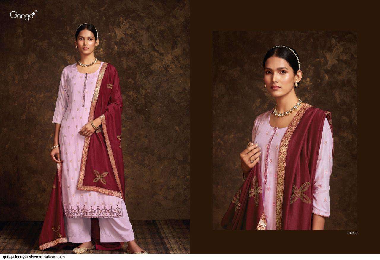ganga innayat 0930-0935 series viscose muslin silk exclusive designer salwar kameez best price surat