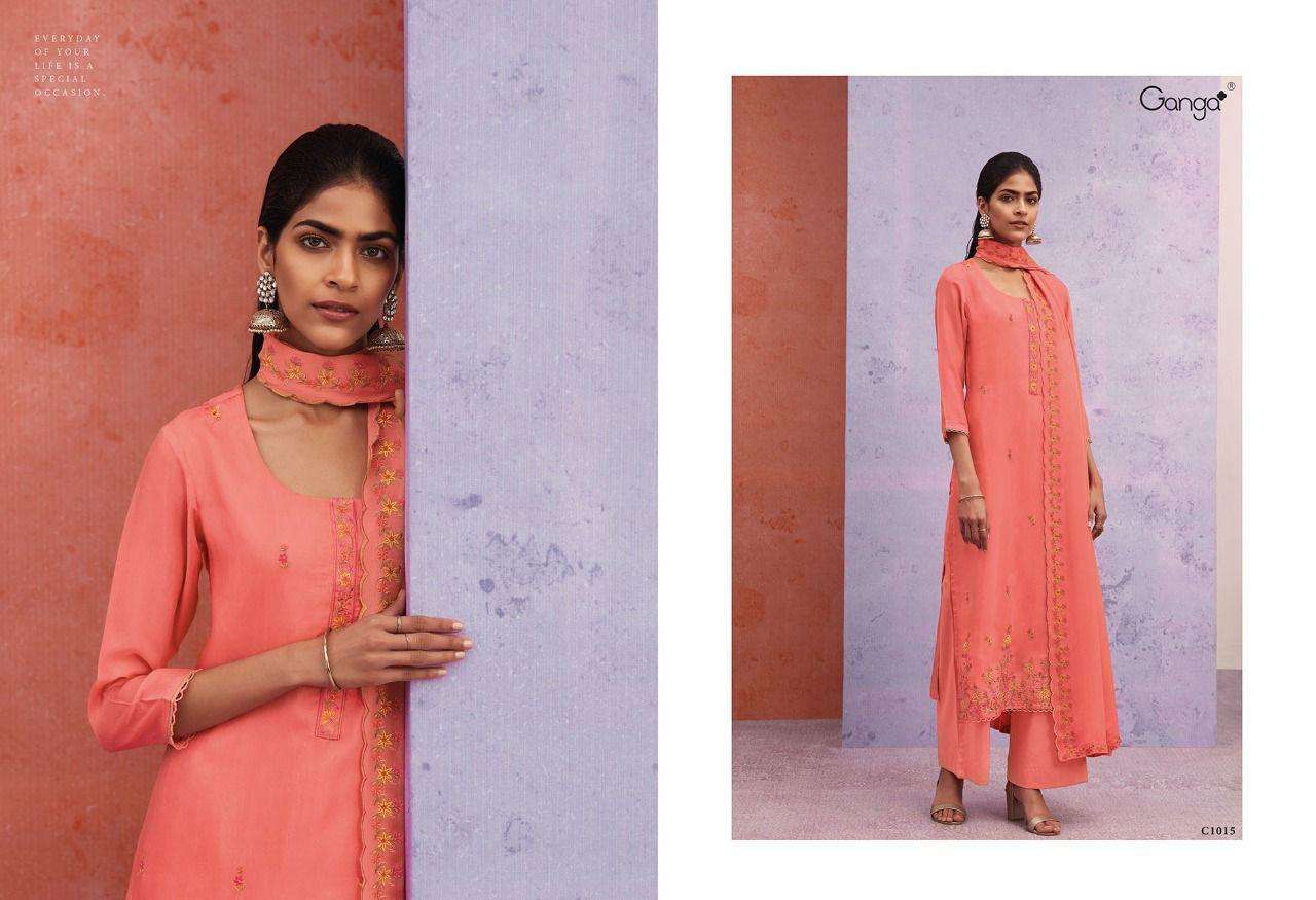 ganga occasion premium bemberg silk punjabi salwar suits collection wholesale price 