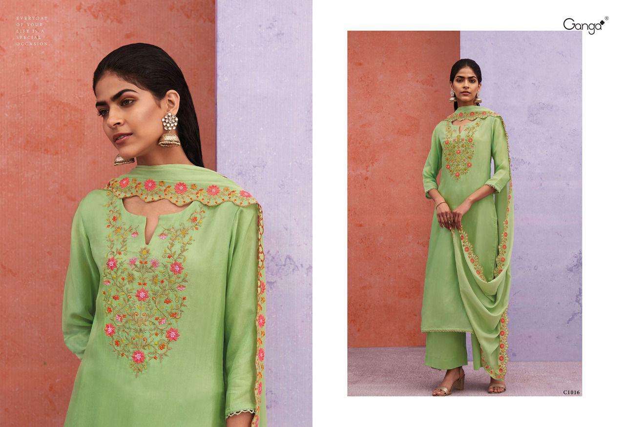 ganga occasion premium bemberg silk punjabi salwar suits collection wholesale price 