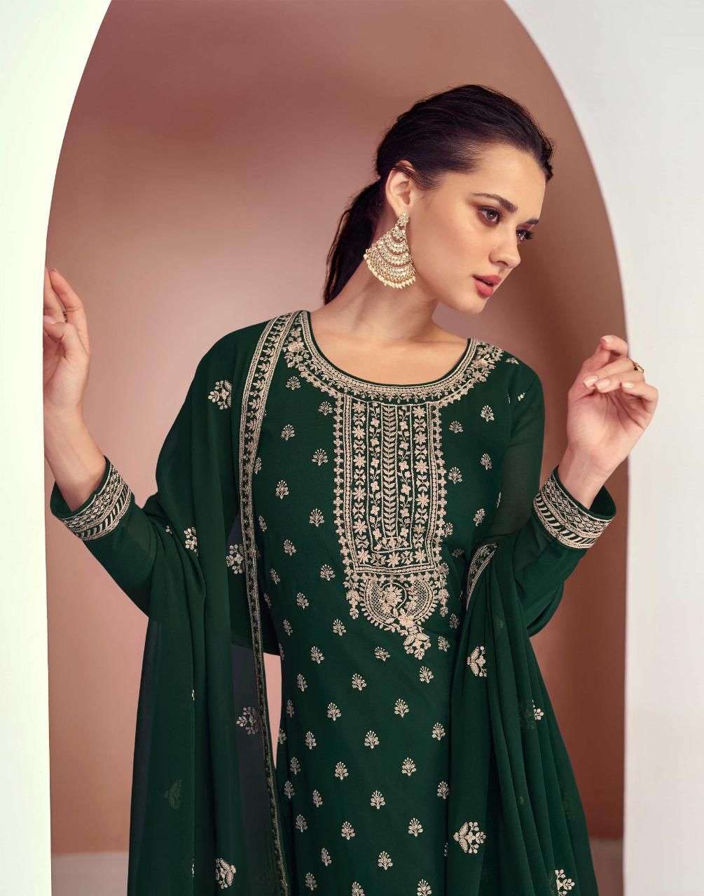 gulkayra dimple 7175-7178 series real georgette designer party wear salwar kameez collection online wholesaler surat