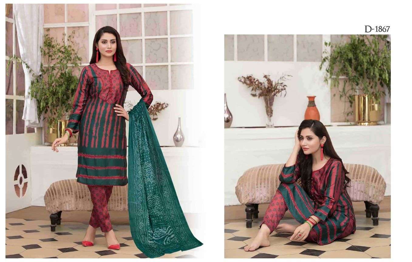 hala by tie&dye heavy cotton dress material collection online price surat