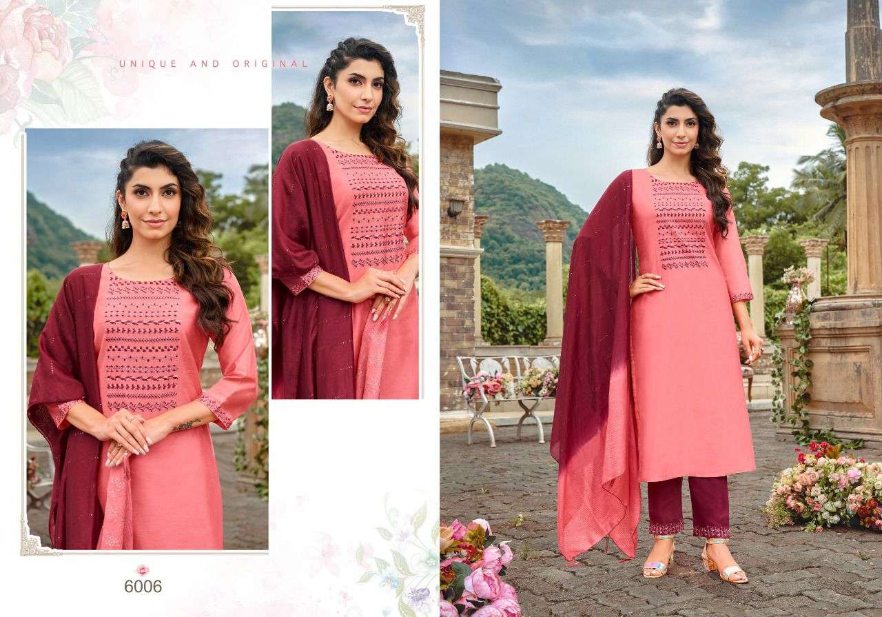 hariyaali kaashvi 6003-6010 series muslin silk ready made salwar kameez exclusive designer collection
