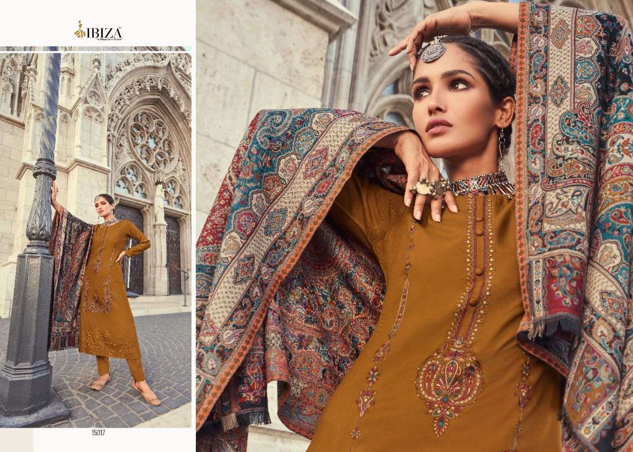 ibiza andaaz 15016-15023 series viscose pashmina embroidered work winter collection suits 