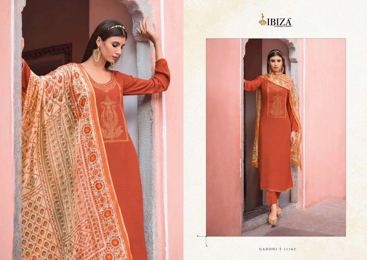 ibiza gadoni 11156-11163 series pure matka silk fancy salwar kameez wholesale price surat