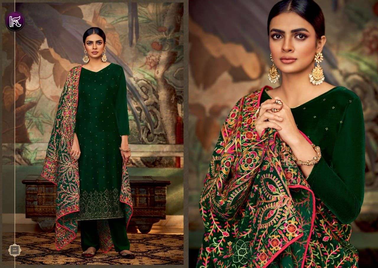 kala fashion presents kala heaven velvet with swarovski work salwar kameez wholesale price 