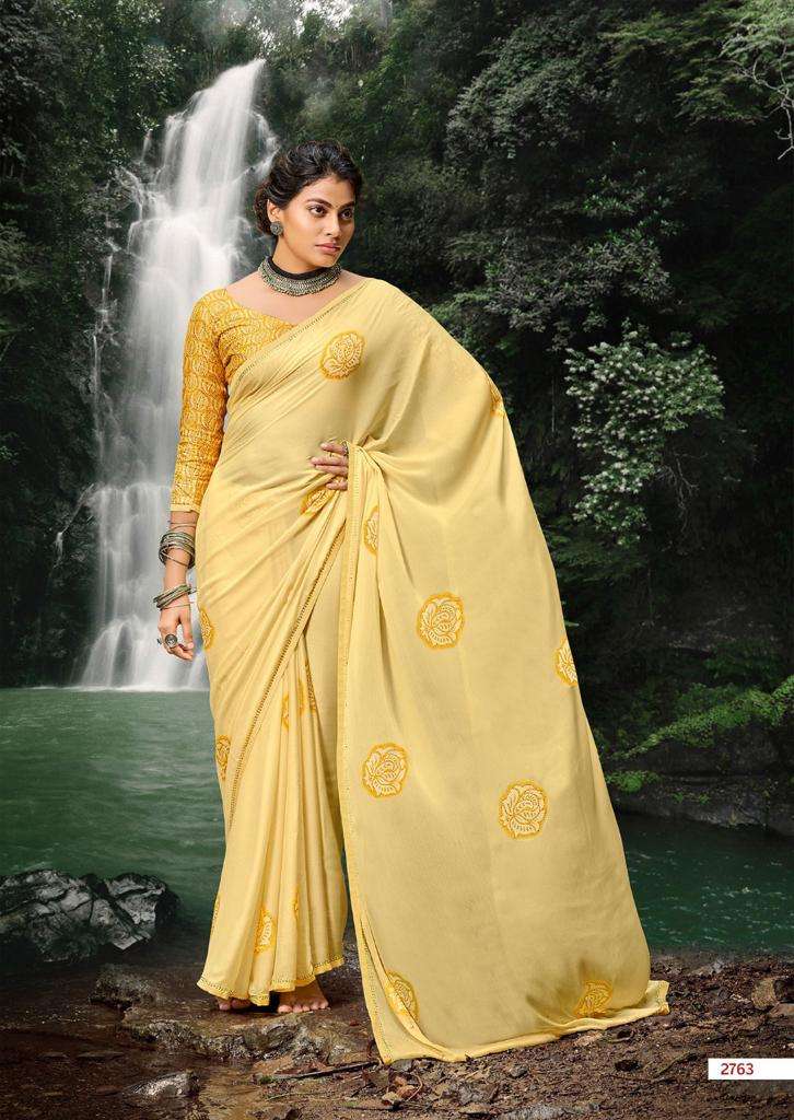 kashvi creation prisha 2761-2770 series masakali silk designer saree online wholesaler surat