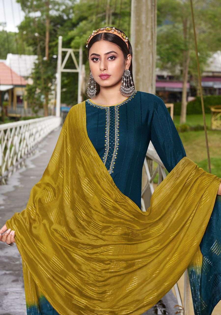 ladies flavour safar 1001-1005 series viscose dobby ready made collection wholesale price surat