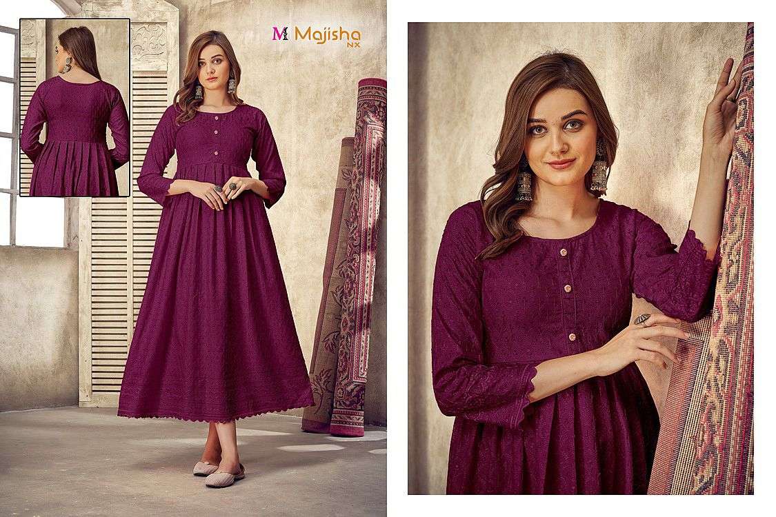 majisha nx college girl vol 1 rayon designer kurtis wholesale prive online supplier surat