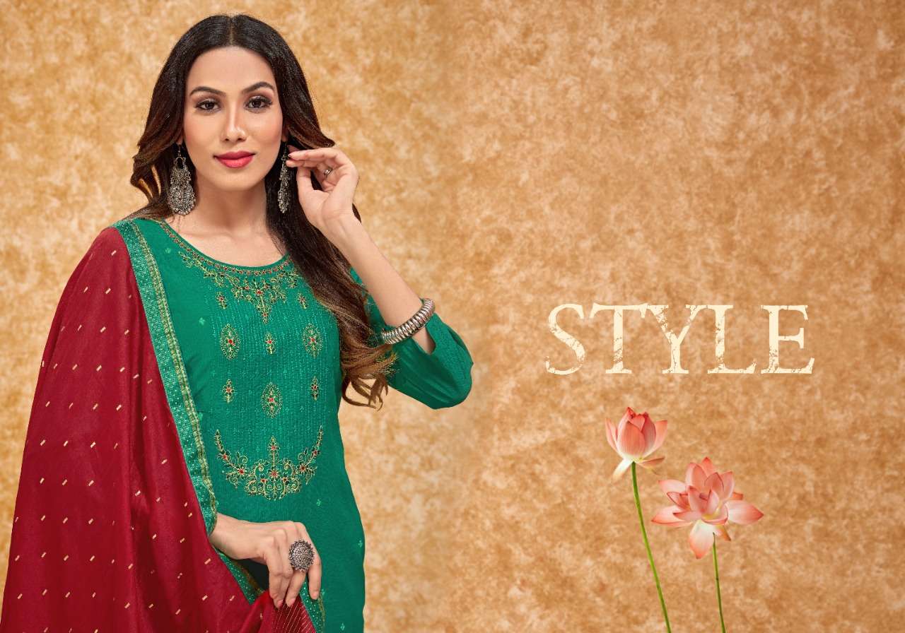 panch ratna zarna 14001-14005 series parmpara silk designer unstich salwar suits online shopping surat 