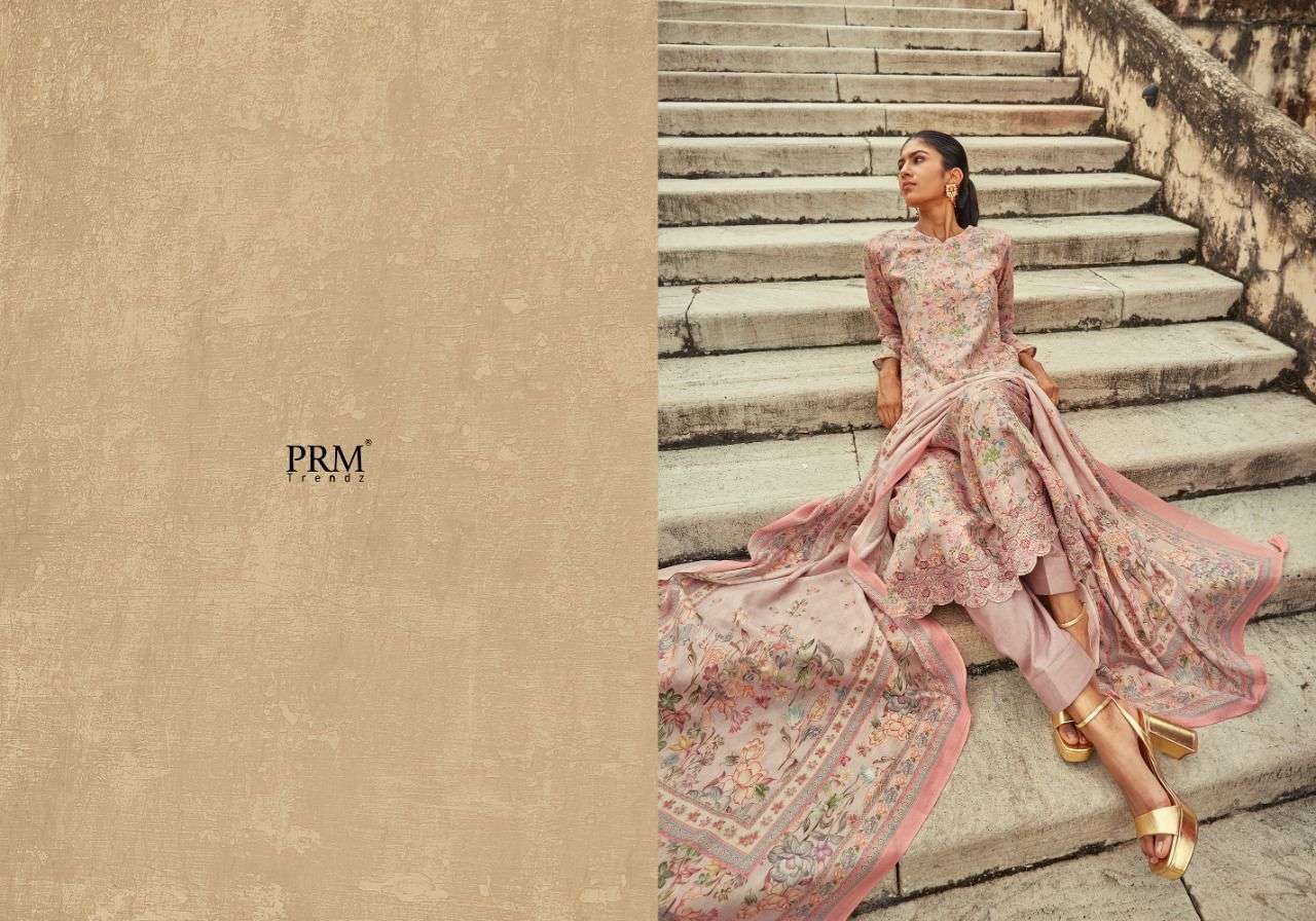 prm trendz porsche 3510-3517 series pure pashmina dress material collection surat