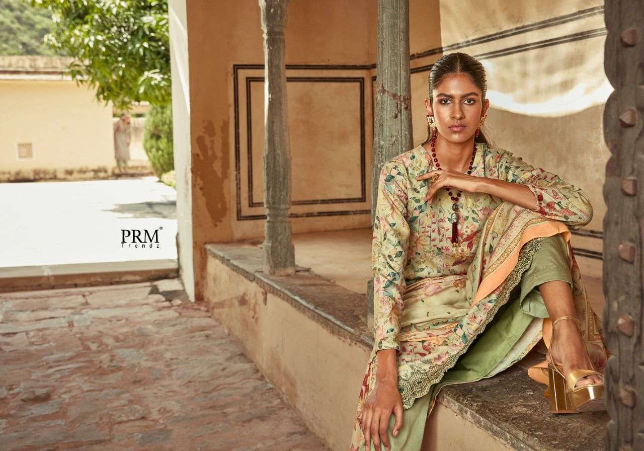 prm trendz porsche 3510-3517 series pure pashmina dress material collection surat