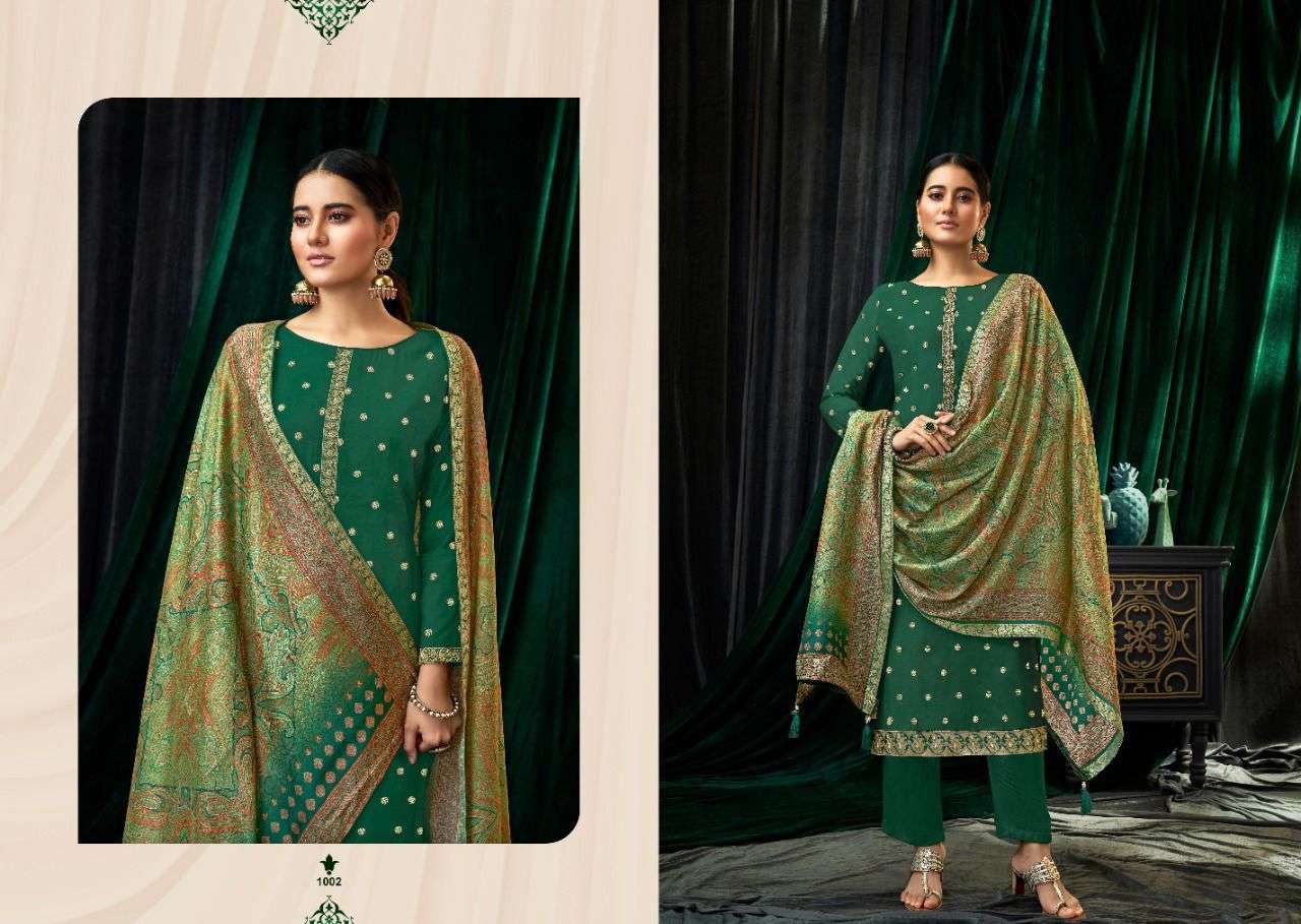 salvi fashion sajda pure premium silk fancy dress material collection wholesale price surart