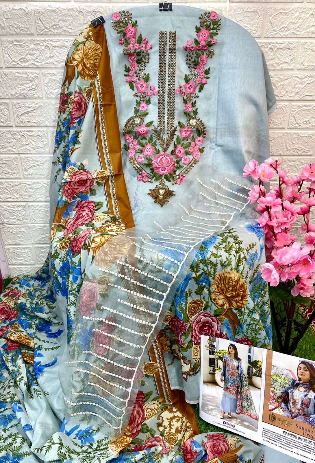 shai libas summers dream 1001-1005 series chiffon duaptta with cotton salwar suits wholesale dealer surat